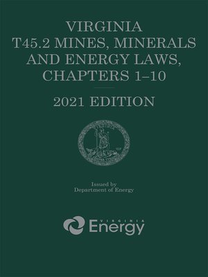 cover image of Virginia T45.2 Mines, Minerals & Energy Laws